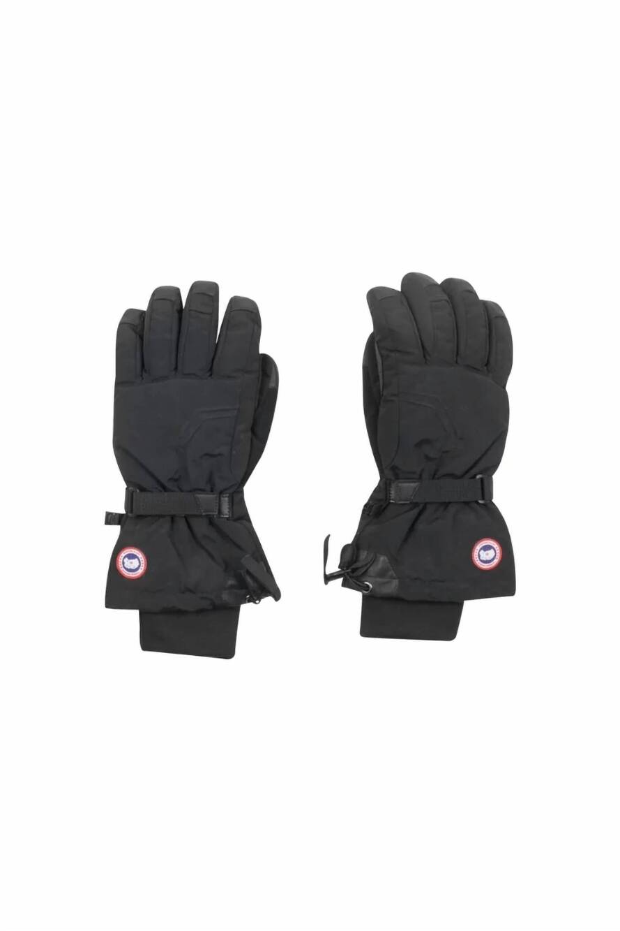 NEW CANADA GOOSE men's down gloves in black